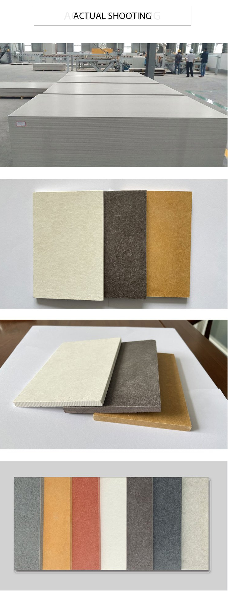 Green Material Wood Grained Fiber Cement Siding Board for Contemporary Villa Exterior