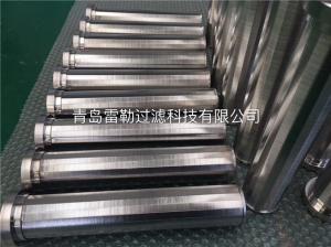  Customize Length Metal Welded Wedge Wire Screen For Liquid Filter Silver Color Manufactures