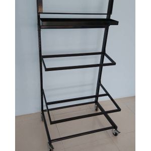  Mobile Flower Display 100kg Loading Capacity With Vases And Shelf Manufactures