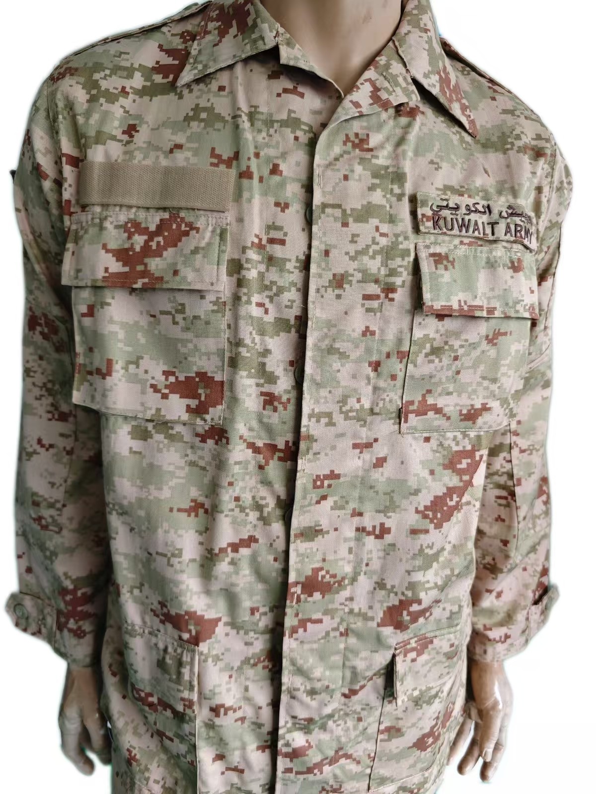 Tactical BDU Camouflage Combat Uniform Military-Grade 65% Polyester / 35% Cotton Blend