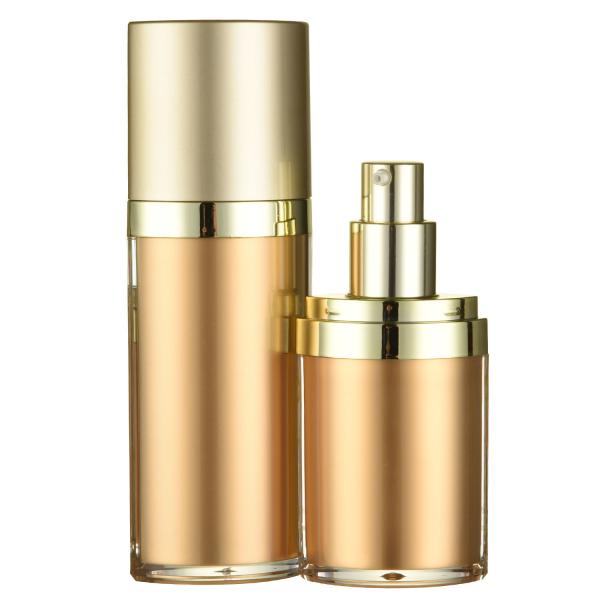 Eye Shape Acrylic Cosmetic Bottle with 61*42mm Bottle Size Sealing Type Pump