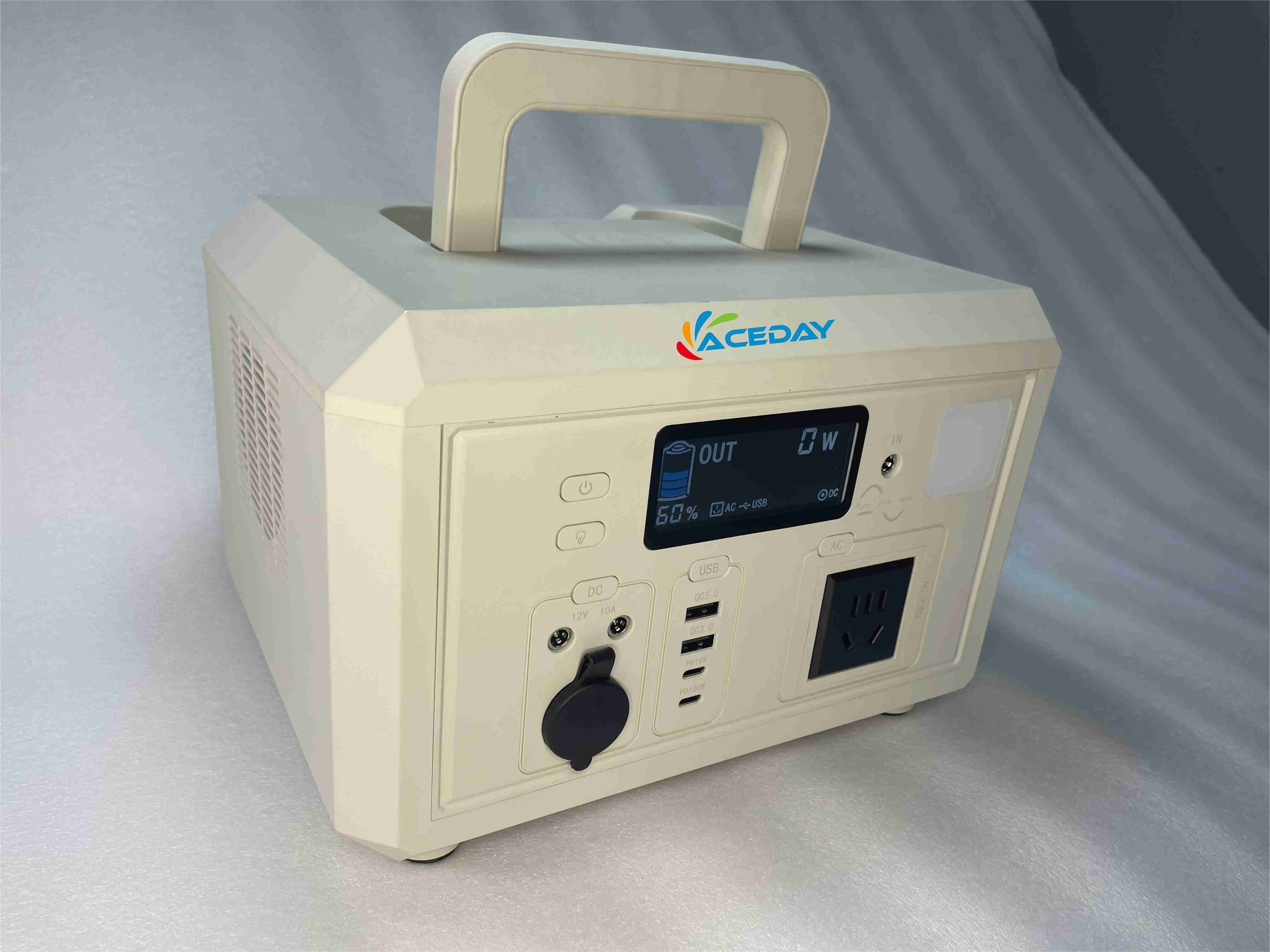 Intelligent Protection 600W Emergency Portable Power Station 144000mAh AH600