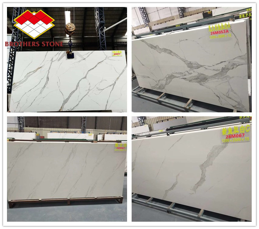 Porcelain Thin Slab Staircase Made in with Customized Polished or Matte Surface Finishing