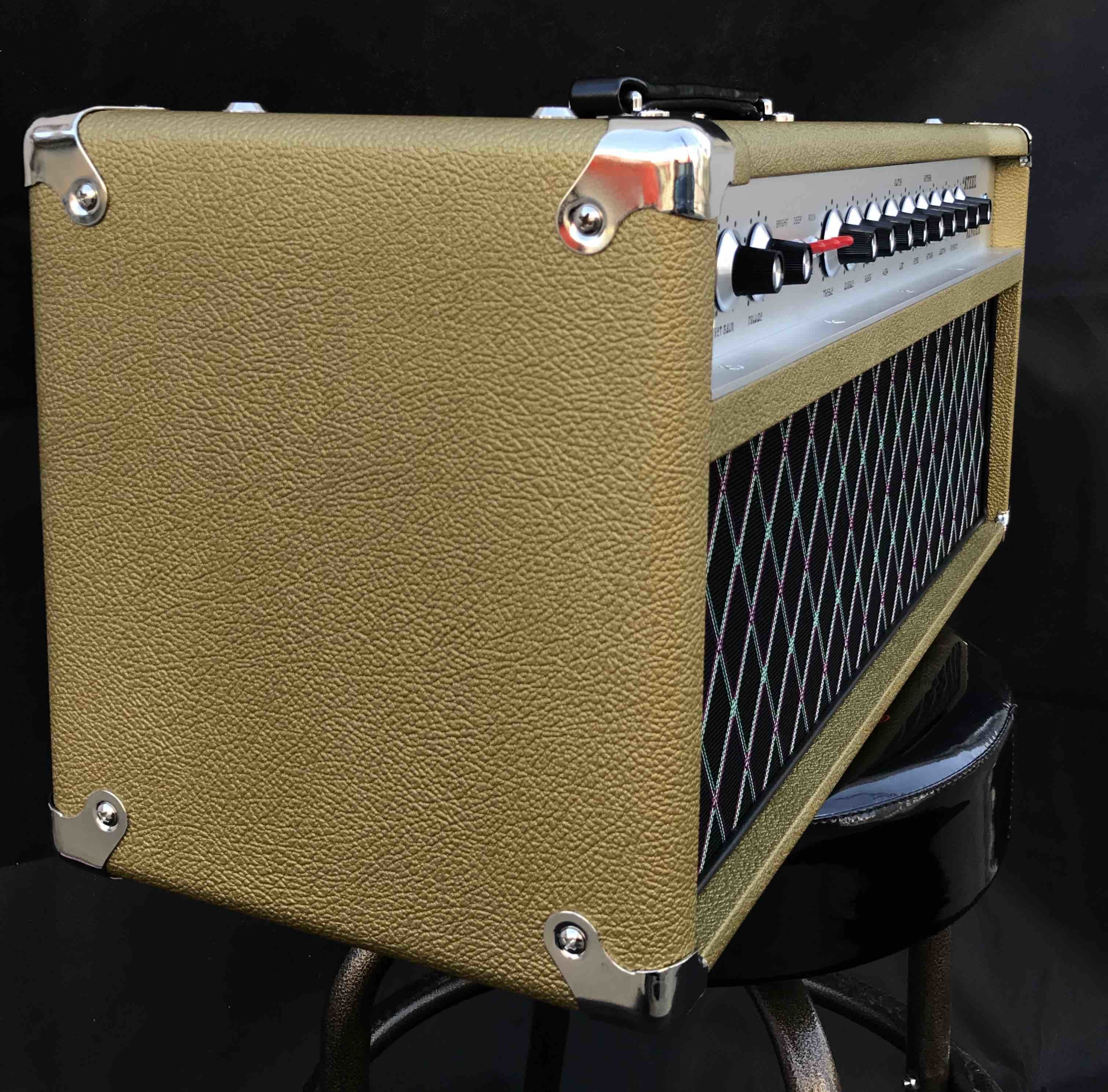 Grand Amplifier D-Style Pedals SSS100 Steel String Singer with FET GAIN, VOLUME, TREBLE, MIDDLE, BASS, HIGH, LOW, SEND,