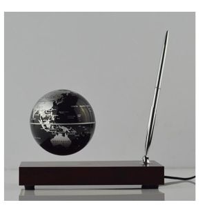 Magnetic Levitation Floating bottom 4inch globe with pen