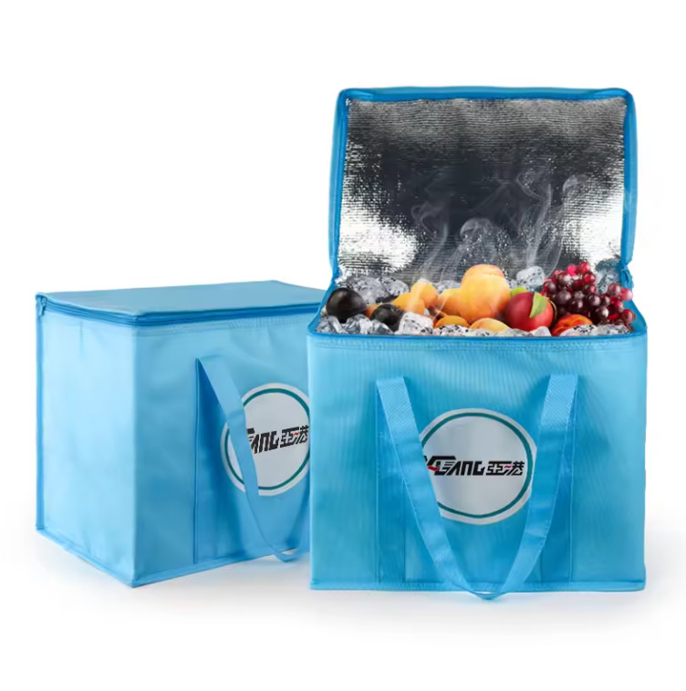 Custom Logo Bulk Cooler Bags Reusable Thermal Insulated Grocery Bag