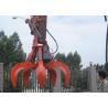 Buy cheap 5 Cylinders Excavator Grapple , Hydraulic Orange Peel Grapple from wholesalers