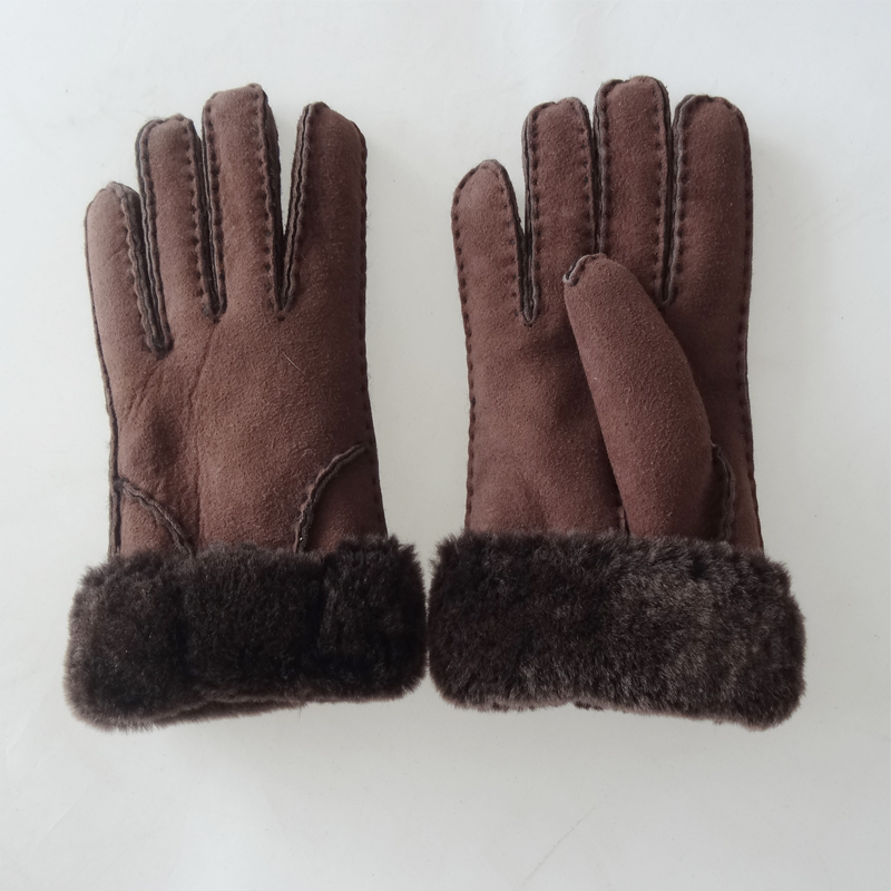 Wholesale cheap sheepskin women leather gloves