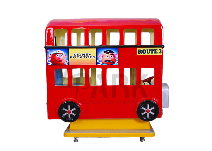 Lovely Cartoon Amusement Park Bus Kiddy Ride Machine