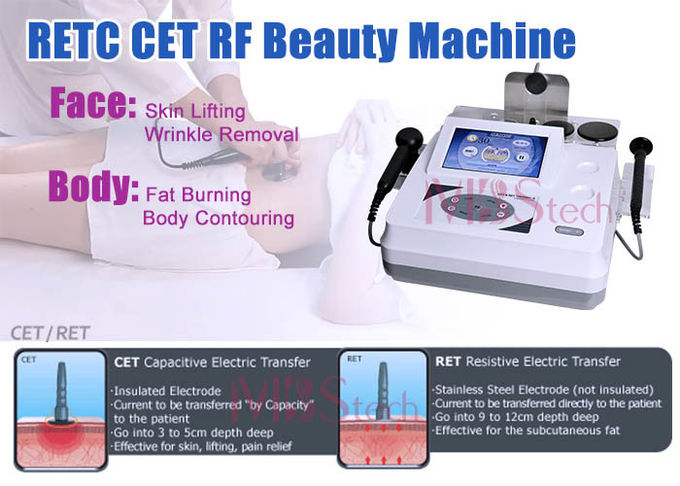 448KHz Face Lifting Body Slimming Microneedle RF Machine