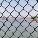 PVC Coated 5 MM Chain Link Helipad Safety Netting Mesh For Helipad