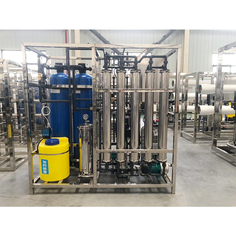 0.2-0.4MPa 500LPH Three FRP Reverse Osmosis Water Purification System for Direct Drinking