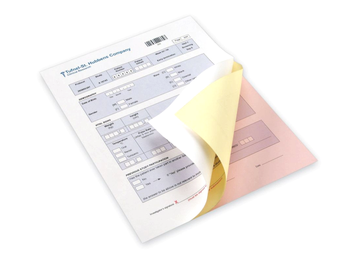 48 Gsm Self Copy CFB Carbonless Paper Customized Self Duplicating Paper