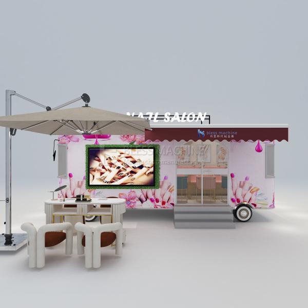 Beauty Salon Truck for Mobile Cosmetology Hairdressing Manicure Massage and