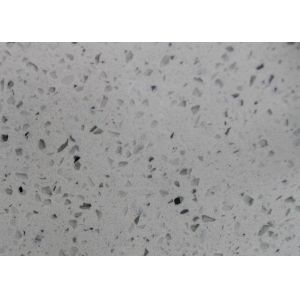 White Sparkle Engineered Quartz Countertops Artificial Quartz Stone Cut To Size