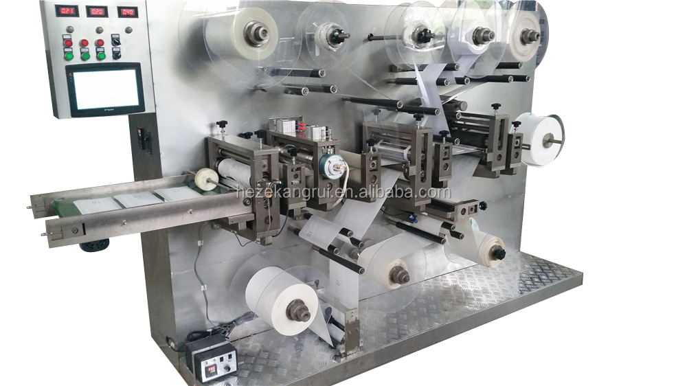 Fully Automatic Wound Plaster Machine With Making And Packing Parts