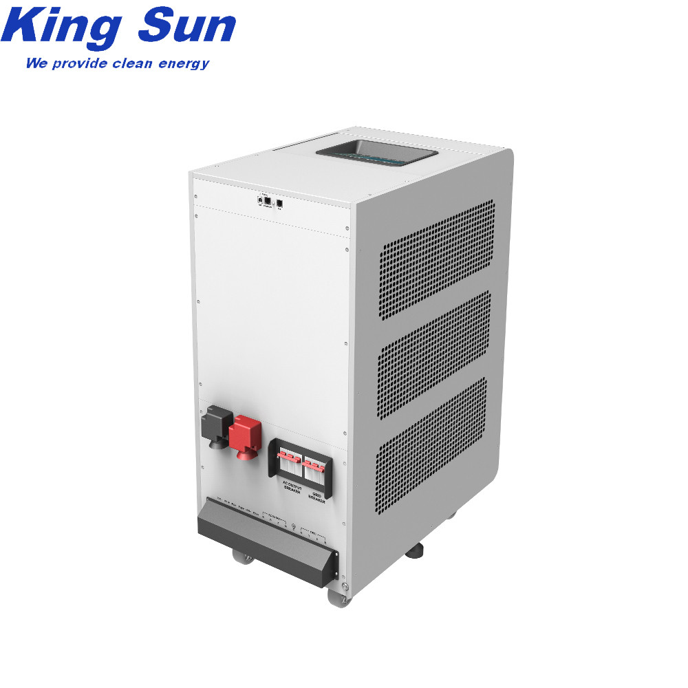 DC To AC 12KW Hybrid Solar Inverters , Hybrid Inverter With Solar Battery Charging