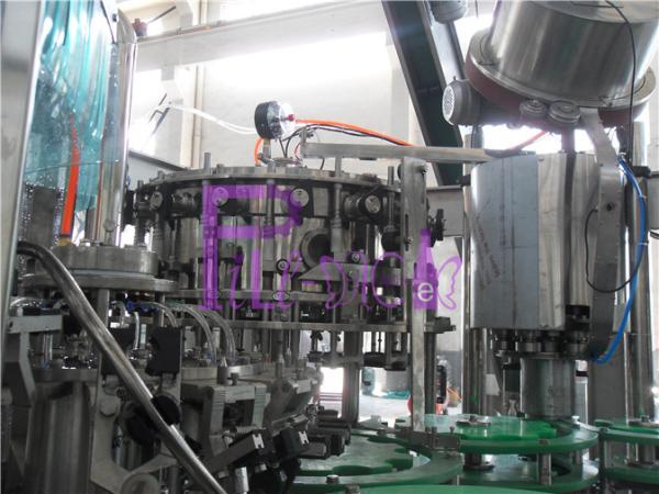 2000BPH Full Auto Beer Filling Machine Beverage Bottle Washing Filling Capping