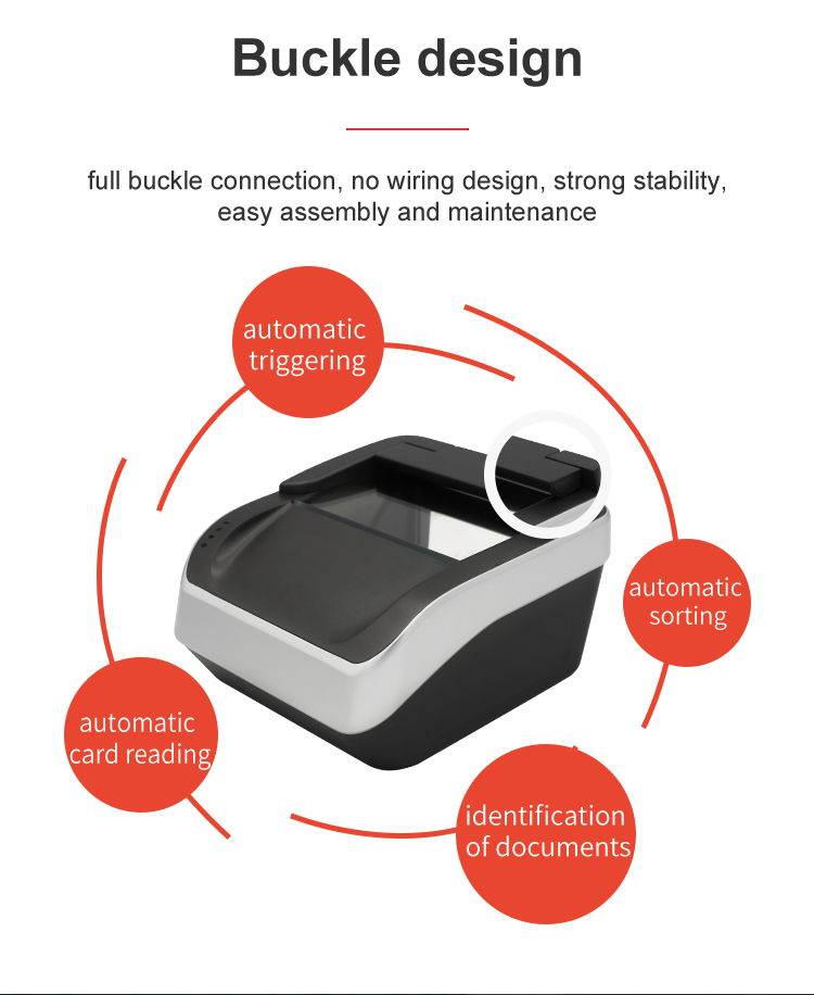 MRZ Passport Reader Sinosecu Passport Scanner and ID Card Scanner for Security Check