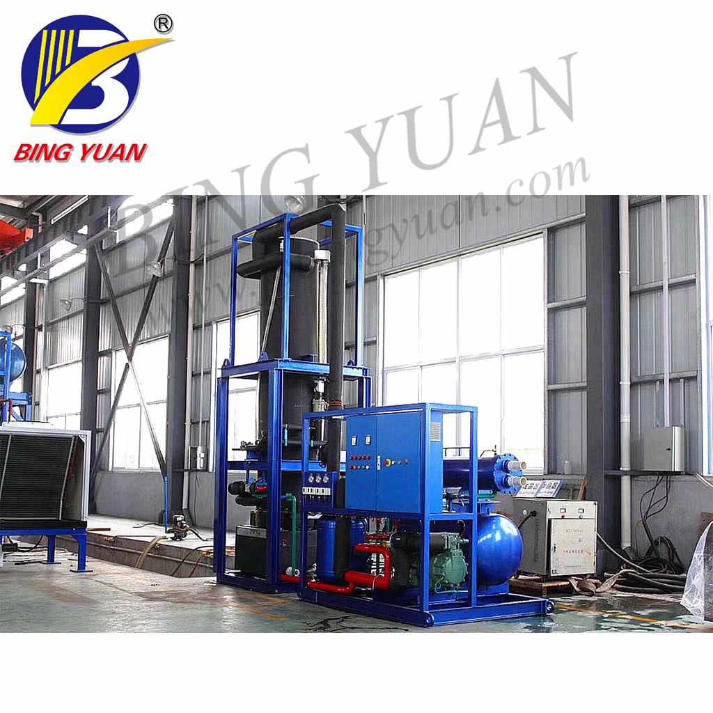 3T 380V Ice Tube Maker Machine , Commercial Ice Maker Machine
