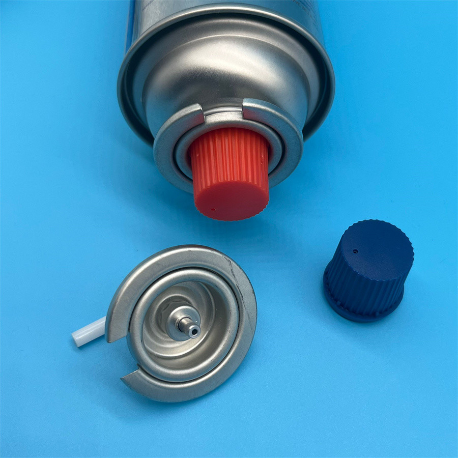 Portable Gas Burner spray can valve Compact Design Tinplate And PP for Camping Stoves