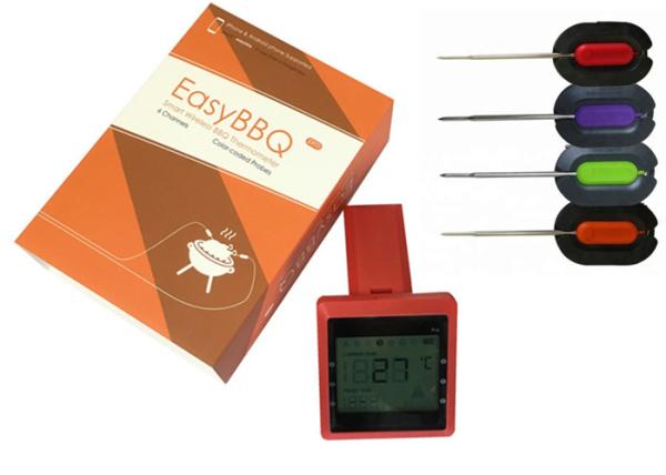 Wireless Bluetooth Oven Meat Thermometer , Food Grade Bluetooth Steak Thermomete