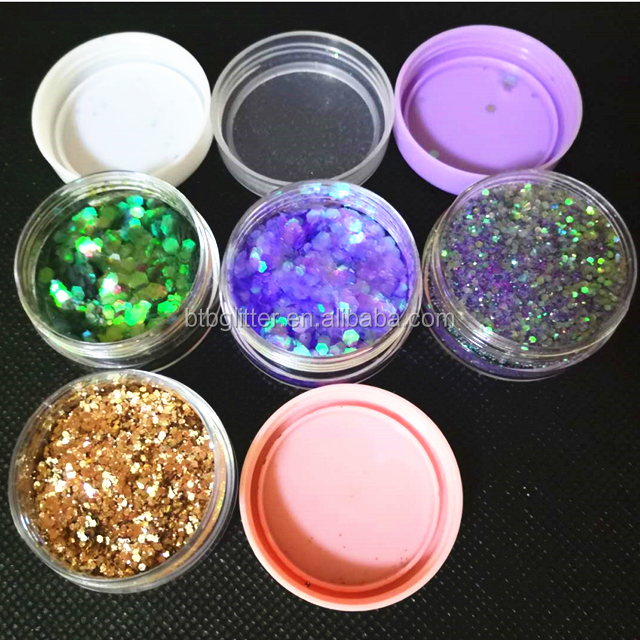 Custom Cosmetic Gold Dust Powder Free Sample with 365 Colors Customized and Custom
