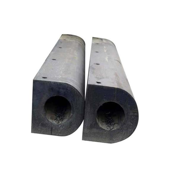 Oil Resistant D Type Fenders D400H Eco Friendly Natural Rubber For Mooring Boat