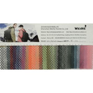 Breathable Hexagonal Polyester Air Mesh Fabric 55GSM Durable
