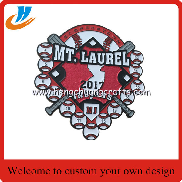 High quality baseball lapel pin custom from China metal pin supplier