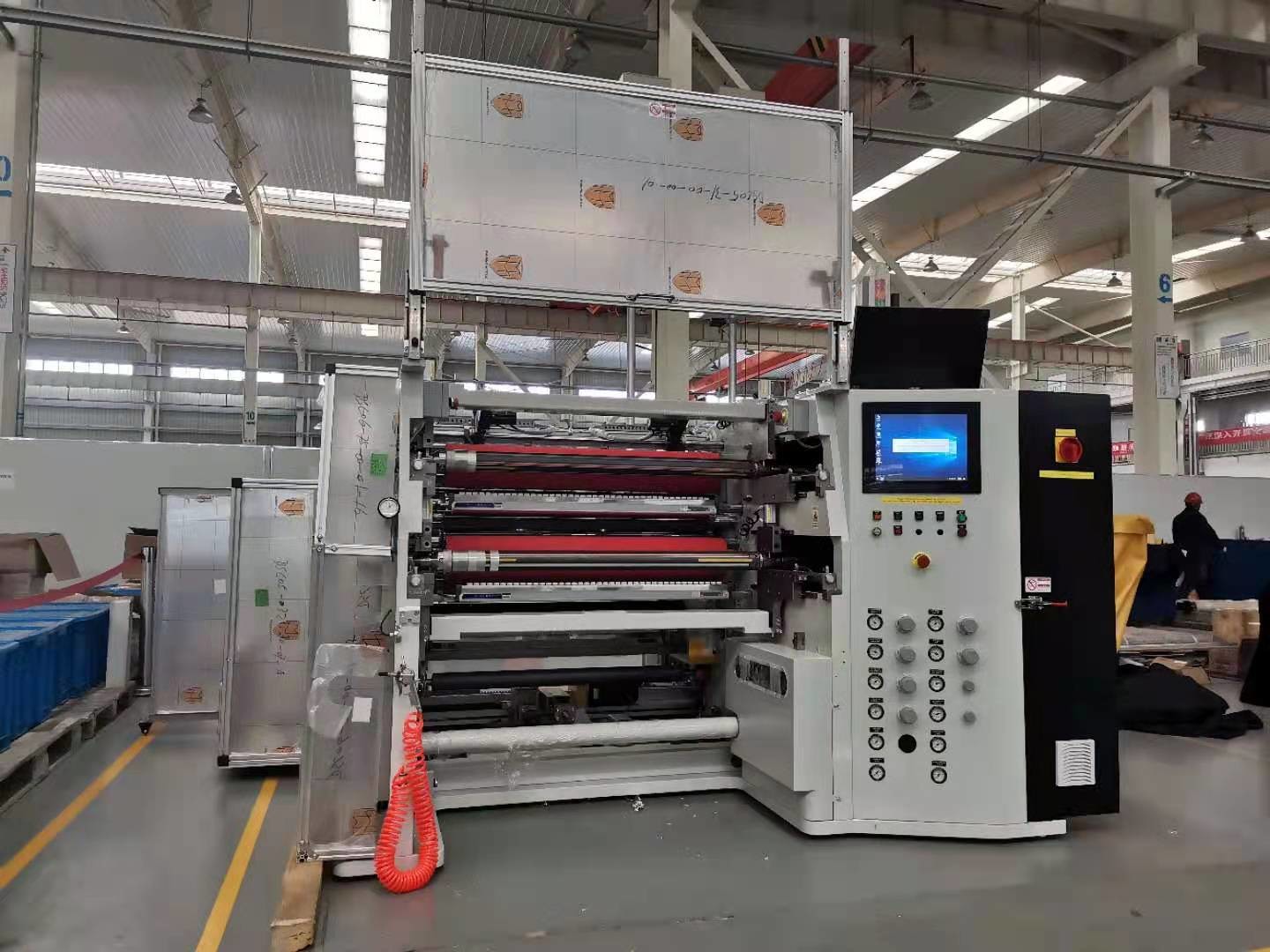 Servo Motor Driven Automatic Slitting Machine 120mm 500mm Film