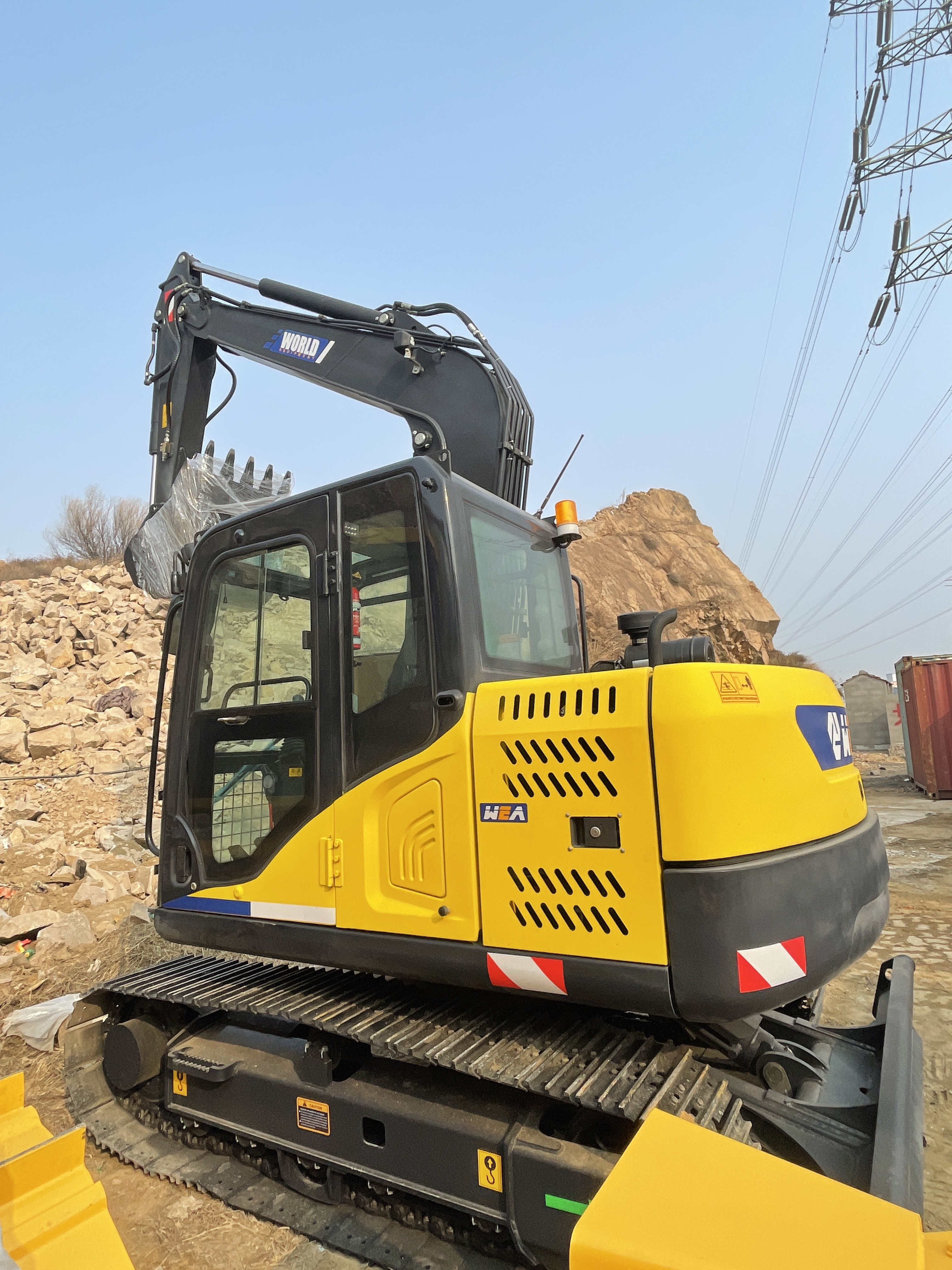 56KN Maximum Bucket Digging Force Wheel Excavator for digging breaking dredging