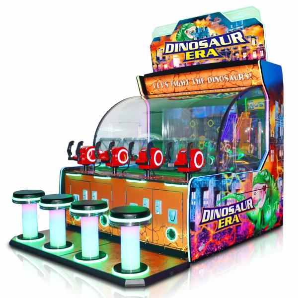 Quality 500W Ticket Redemption Game Machine Coin Op Dinosaur Era - 4 Players Ball Shooting Game Arcade Machine for sale