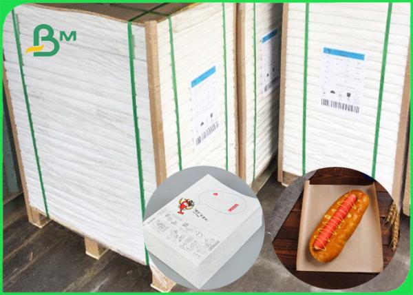 FSC Food Grade 30gsm 40gsm One Side Coated White / Brown Craft Paper For Paper