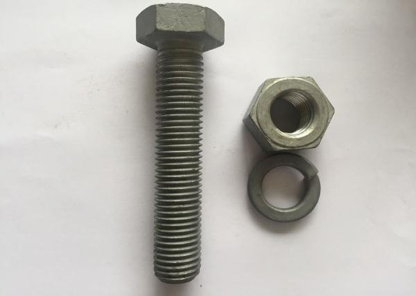 Black Surface Carbon Steel Hex Bolt Hex Nut DIN933 DIN931 DIN934 For Highway