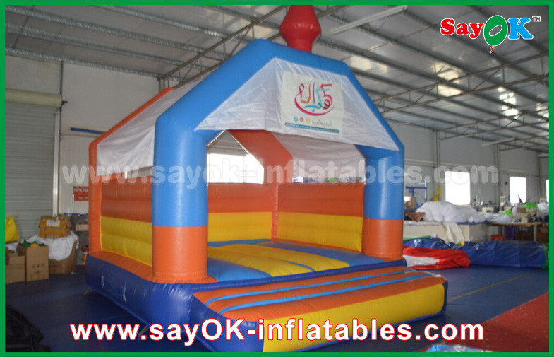 Baby air bouncer inflatable trampoline , happy hop bouncy castle