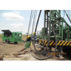TRUCK MOUNTED WATER WELL DRILLING RIG  DEPTH 350M MECHANICAL TRANSPORTATION TOP HEAD DRIVE  USE MUD AND DTH HAM HAMMER