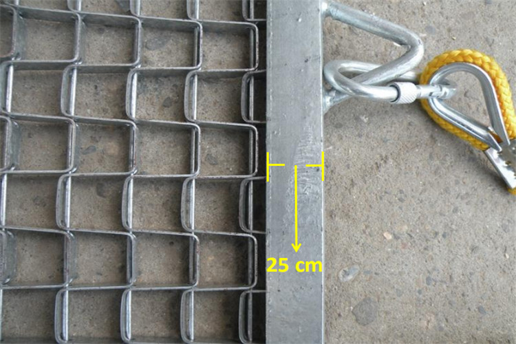 3FT X 4FT 3FT X 5FT 4FT X 5FT 6FT X 3FT Baseball Field Galvanized Steel Drags And Softball Drag Mat