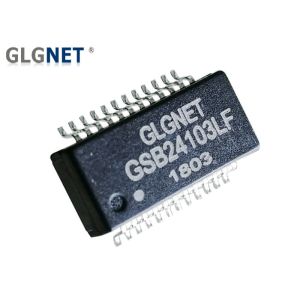 350mA LAN Isolation Transformer 24 PIN 1000 Base -T SMT Discrete With POE Function