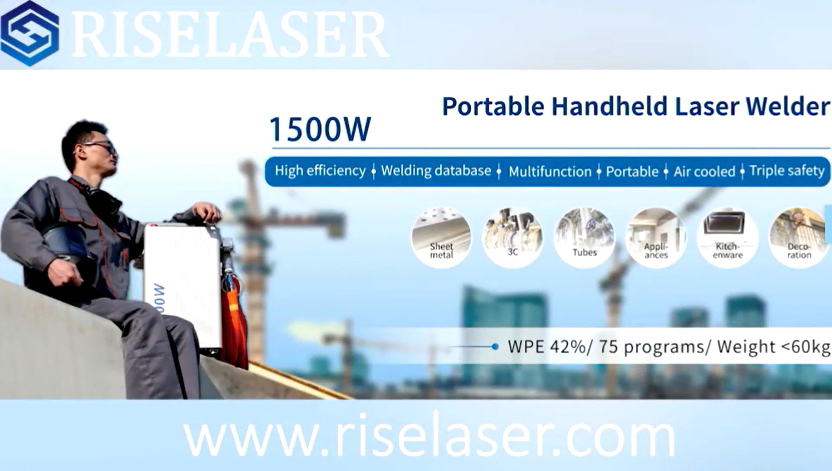 Air Cooled Handheld Portable Metal Laser Welding Machine With GW Laser Source
