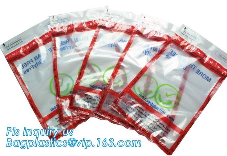 Document safe tamper proof bank deposit bag, Steb Plastic Money Pe Bank Deposit Coin Security Pouch Bags With Seal For C