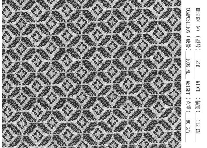 Classic White Cotton Lace Fabric , Wide Cotton Lace Trim For Home Textile