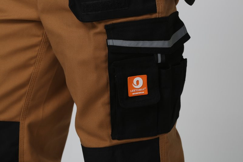 Leg Hem Reinforced Mens Work Uniforms Clip Buckles Mens Farmer Overalls