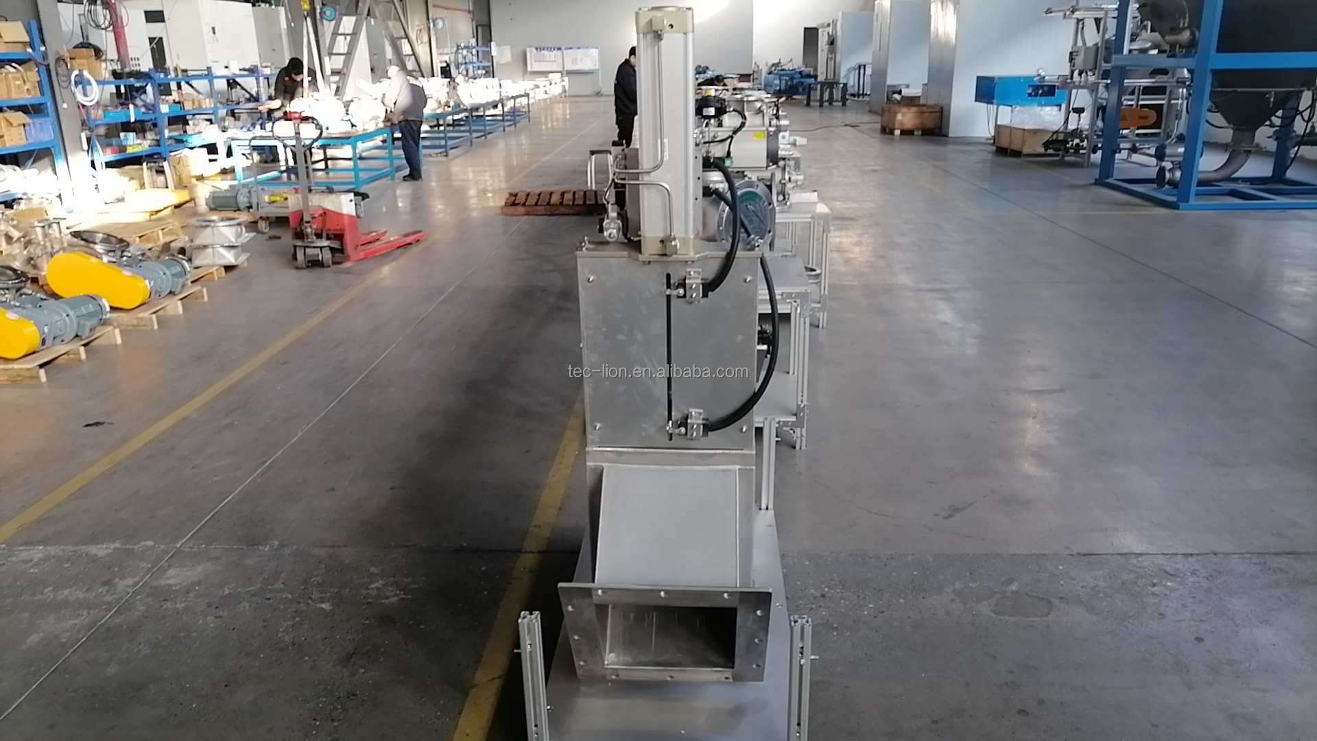 Double Knife Pneumatic Duct Diverter Valve For Powders Granular Customized