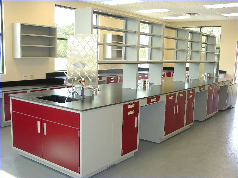 Commercial Science Lab Classroom Furniture Non Toxic OEM Service