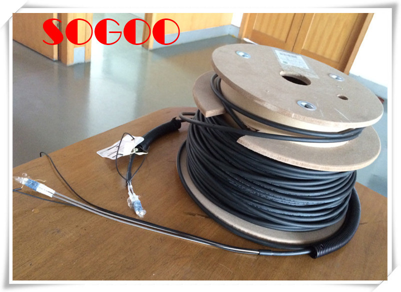 Armored branch 7.0mm 2 Cores CPRI Fiber Cable DLC / PC - DLC / PC SM / MM GYFJH LSZH