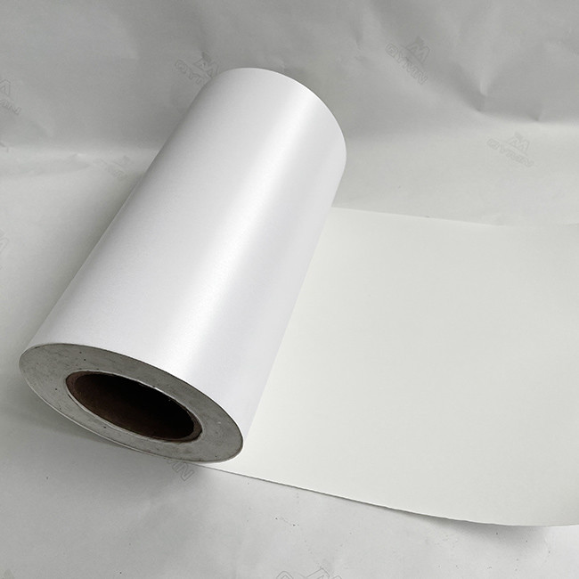 Hot Melt Glue Self Adhesive Paper Label With White Silicon Liner