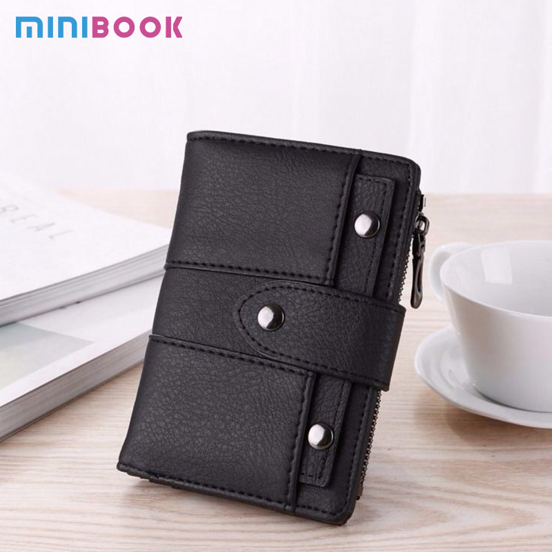 Genuine Leather Classic Men and Women Wallets with Package Size 13.5cm*10CM*2.5CM