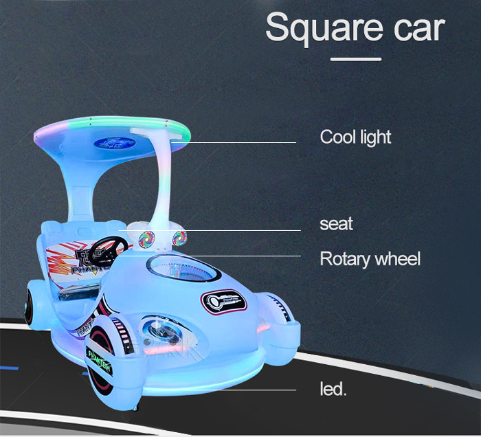 Tank Princess Float Playground Kids Bumper Car Coin Operated