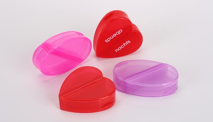 Portable Creative style foldable travel plastic cup with pill case, Random color creative travel cup with pill case for